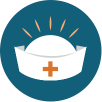 medical hat icon