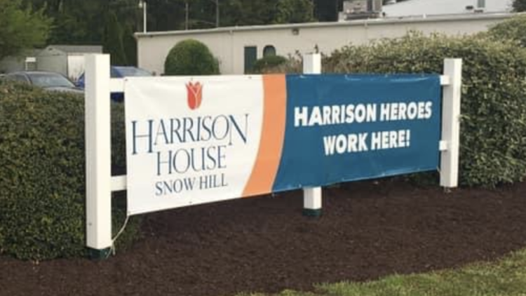 Harrison House Snow Hill Banner